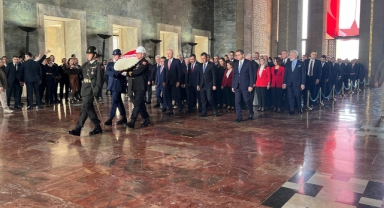 Devlet erkanı Anıtkabir’de