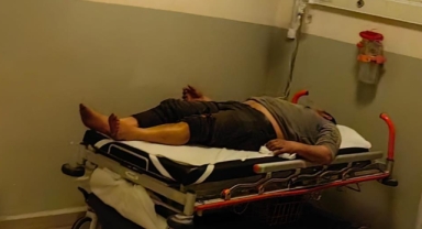 Elektrik akımına kapılan işçi yaralandı