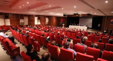 İnegöl'de muhtarlarla ilk toplantı yapıldı
