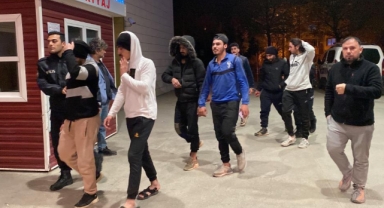 Kavga eden şüpheliler kaçak göçmen çıktı