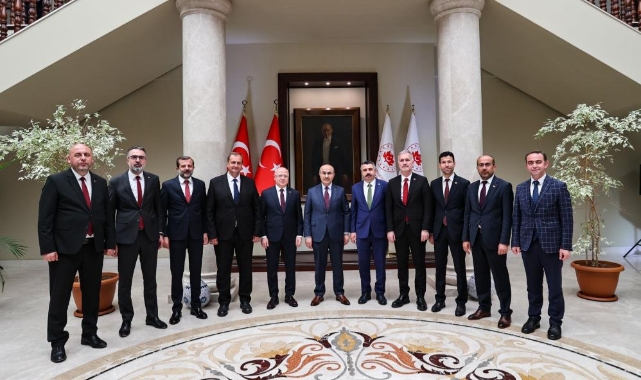 Mazbatalarını alan başkanlar, Vali Demirtaş'ı ziyaret etti