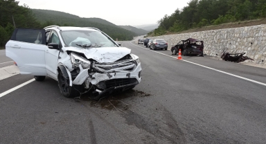 Tavşanlı’da trafik kazası: 1 ölü, 1 yaralı