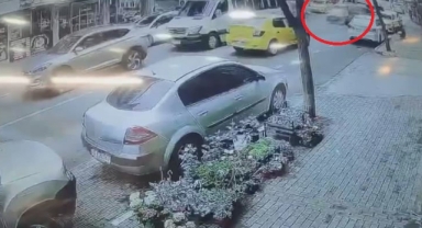 Zincirleme kaza kamerada