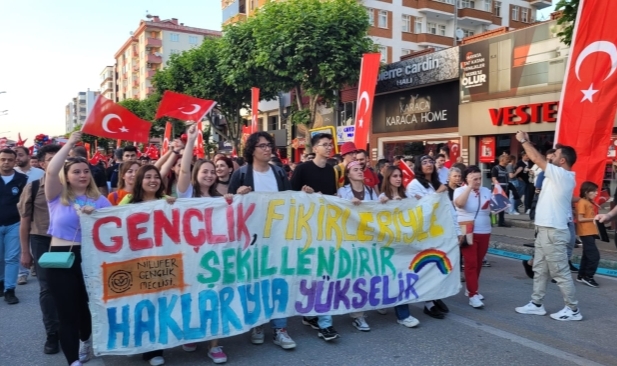 19 Mayıs kutlamaları Nilüfer'i sardı