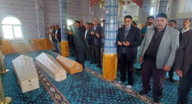 Talihsiz kardeşler Erzurum'da toprağa verildi