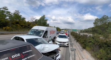 Bursa'da otobanda zincirleme kaza