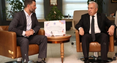 CHP ilçe yönetiminden Başkan Özdemir’e ziyaret