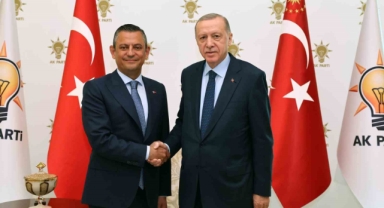 Cumhurbaşkanı Erdoğan, CHP Genel Başkanı Özel’i kabul etti