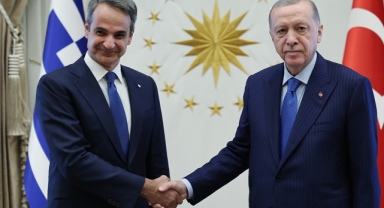 Cumhurbaşkanı Erdoğan, Yunan Başbakanı Miçotakis bir araya geldi