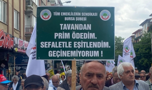 Emekliler yurdun dört bir yanında meydanlarda!