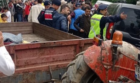 İnegöl'de akıllara durgunluk veren kaza!