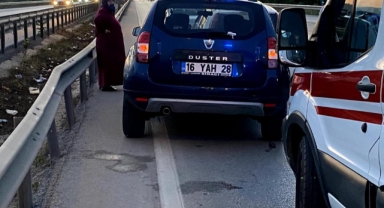 İnegöl'de zincirleme kaza: 3 yaralı