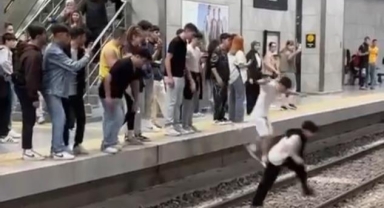 Konser sonrası çıkan kavga metroya sıçradı
