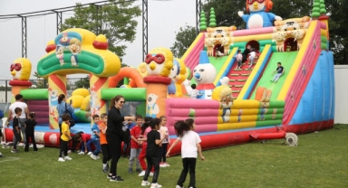 Miniklerin renkli spor şenliği