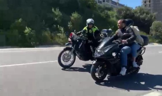Mudanya'da kovalamaca amatör kamerada!