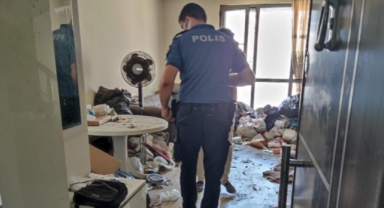 Nilüfer’de bir evden 8 ton çöp çıktı