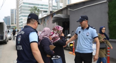 Nilüfer zabıtasından dilencilere operasyon