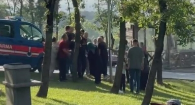 Piknik alanında satırlı masa kavgası kamera'da