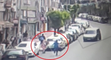 Polis,hırsızı vatandaşın motosikletiyle kovaladı