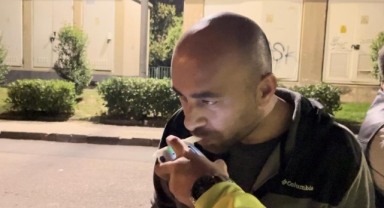 Polisin sabır sınavı kamerada