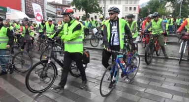 Sağlıklı yaşam için pedal bastılar