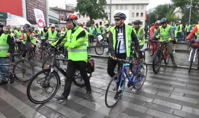 Sağlıklı yaşam için pedal bastılar