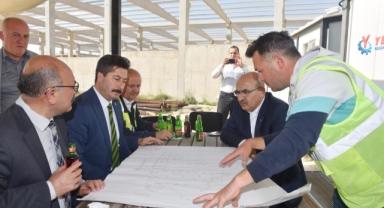 Vali Demirtaş hızlı tren inşaatını inceledi