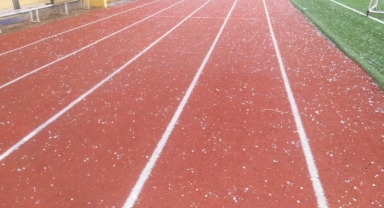 Yenişehir'de dolu yağışı üreticileri korkuttu