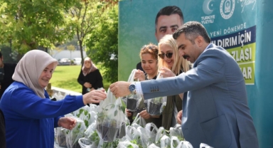 Yıldırım Belediyesi’nden 50 bin fide