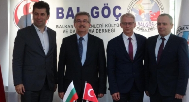 Bulgaristan eski başbakanları BAL-GÖÇ Genel Merkezi'ni ziyaret etti