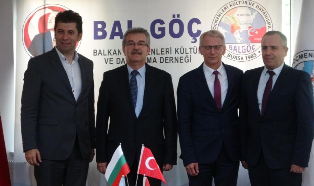 Bulgaristan eski başbakanları BAL-GÖÇ Genel Merkezi'ni ziyaret etti