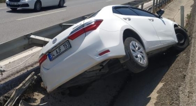 Bursa-Balıkesir karayolunda kaza: 2 yaralı