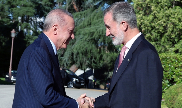 Cumhurbaşkanı Erdoğan, İspanya Kralı VI Felippe ile görüştü