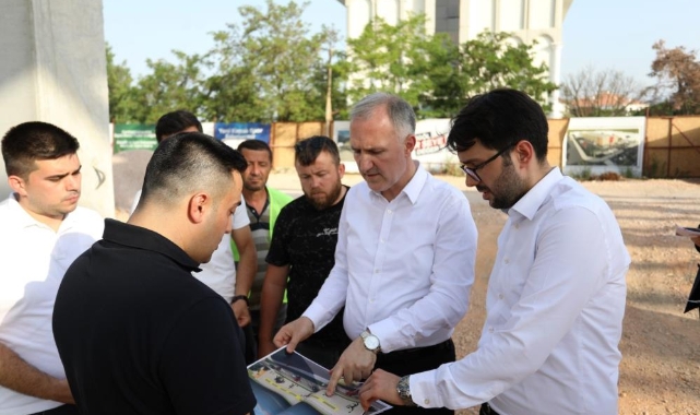 İnegöl Akhisar Spor Salonu yükseliyor