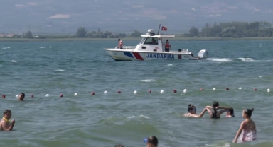 Jet ski kazasından sonra İznik Gölü'nde sıkı güvenlik