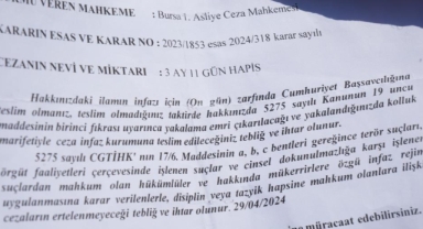 Mağdur olduğu olayda hüküm yedi