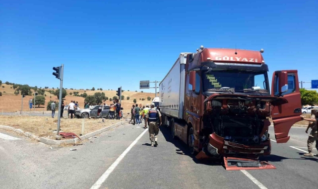 Mardin’de trafik kazası: 1 ölü,4 yaralı