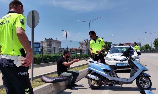 Motosiklet çalıntı,sürücü alkollü ve ehliyetsiz