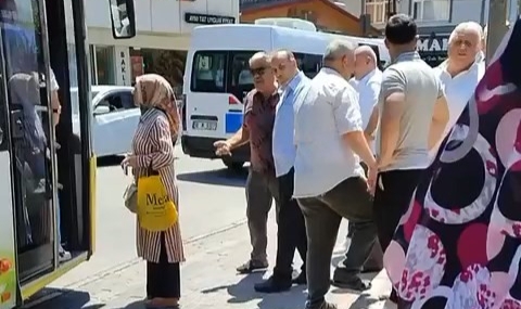 Otobüste yolcu almama kavgası