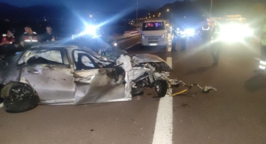 Otoyol'da katliam gibi kaza: 2 ölü, 6 yaralı