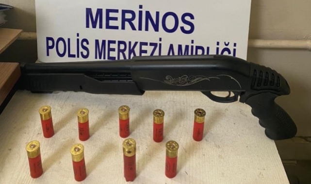 Silahla tehdit ihbarında 1 kilo uyuşturucu çıktı