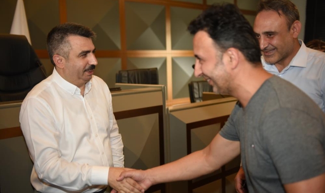Yıldırım ailesi bayramlaştı