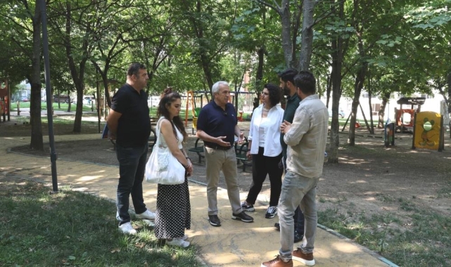 Başkan Özdemir Nilüfer’in parklarını inceledi