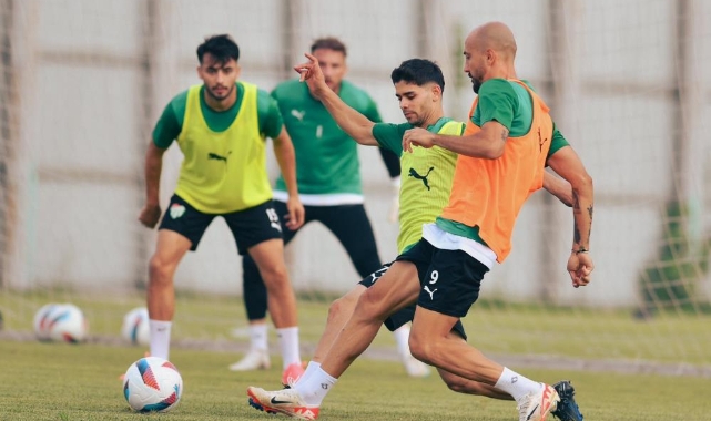 Bursaspor'da dar alan çalışması yapıldı