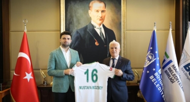 Bursaspor yönetimi Başkan Bozbey'i ziyaret etti