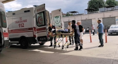 Fabrikanın çatısından düşen işçi ağır yaralandı