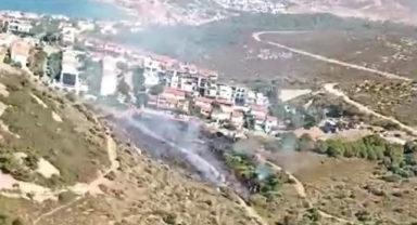 Foça’da orman yangını!