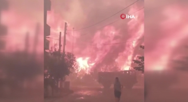 İzmir’de orman yangınıyla mücadele 18’inci saatte