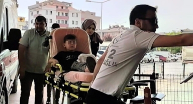 Kepçenin çarptığı çocuğun parmağı koptu
