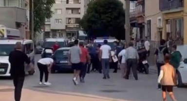 Komşuların meydan muharebesi kamerada